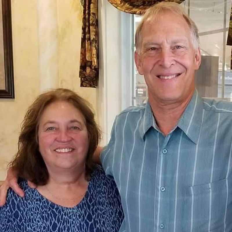 Pastor Jeff Yount and his wife, Andrea Yount, of Community Christian Church of Vickburg, located on Rt. 45 in Vicksburg, PA